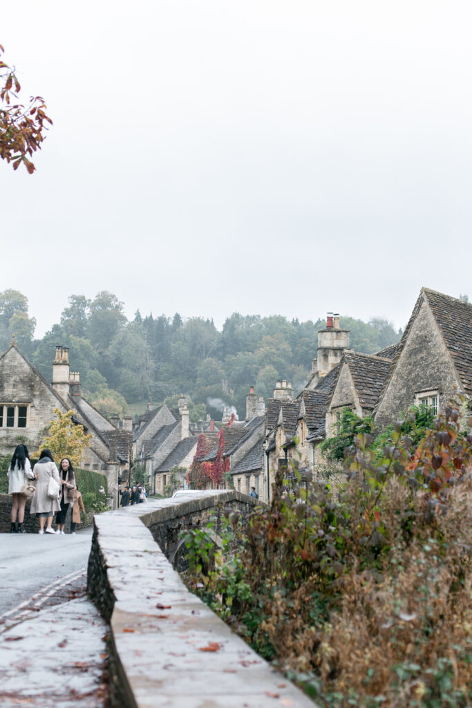 Castle Combe street and bridge area