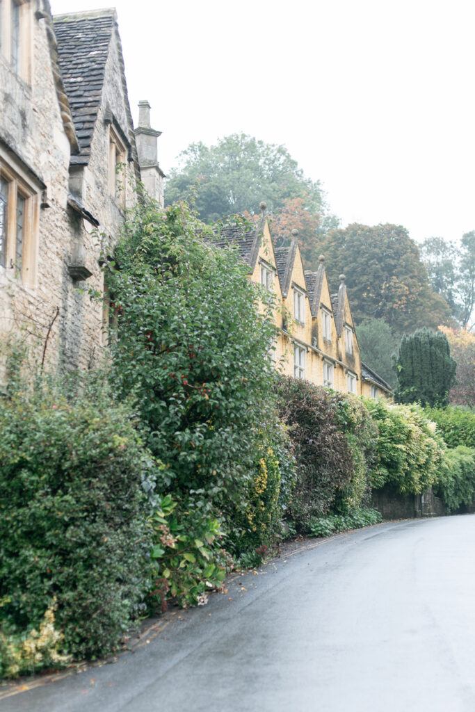 Buildings along a street in Castle Combe