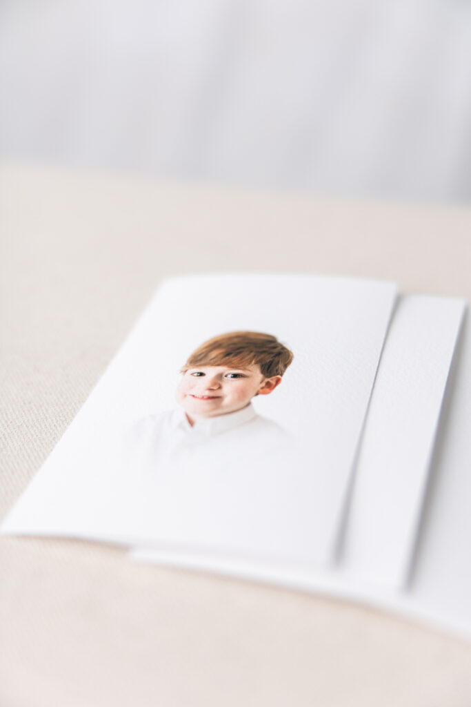 Fine art prints of a boy's heirloom portraits.