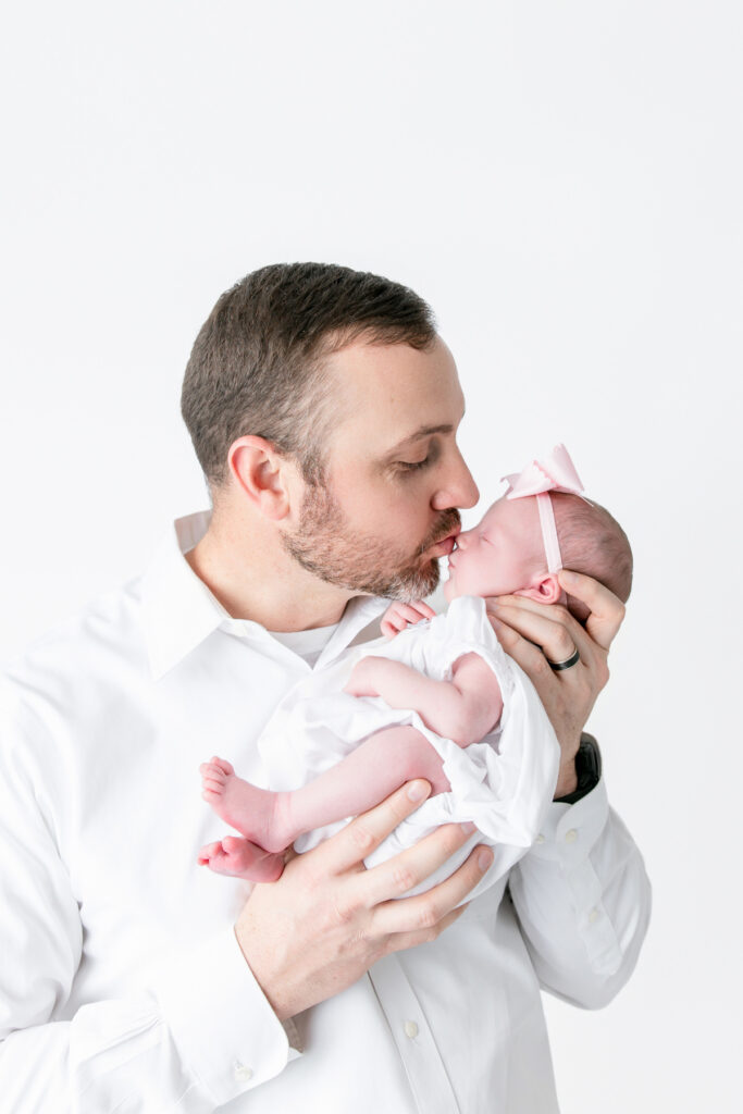 studio newborn session in savannah ga with tiffany bradley photography