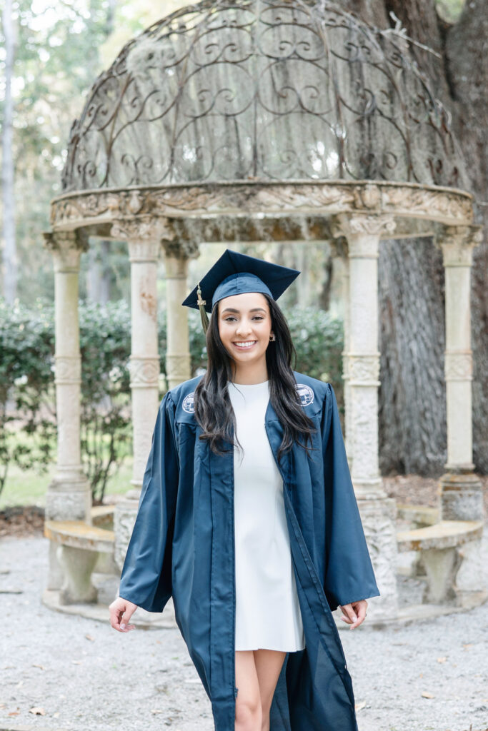 Georgia Southern University college senior portrait session in Richmond Hill, Georgia by Tiffany Bradley Photography