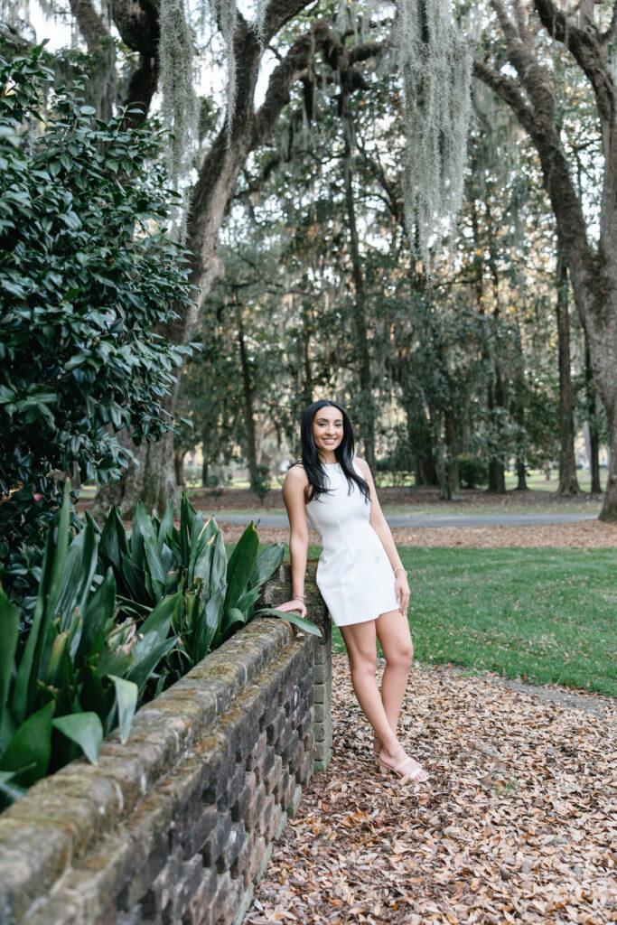 Senior portrait session at Ford and Field River Club in Richmond Hill, GA