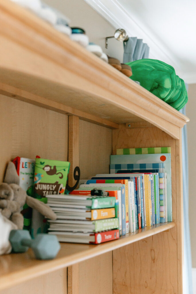 Nursery detail pictures during in home session Savannah GA
