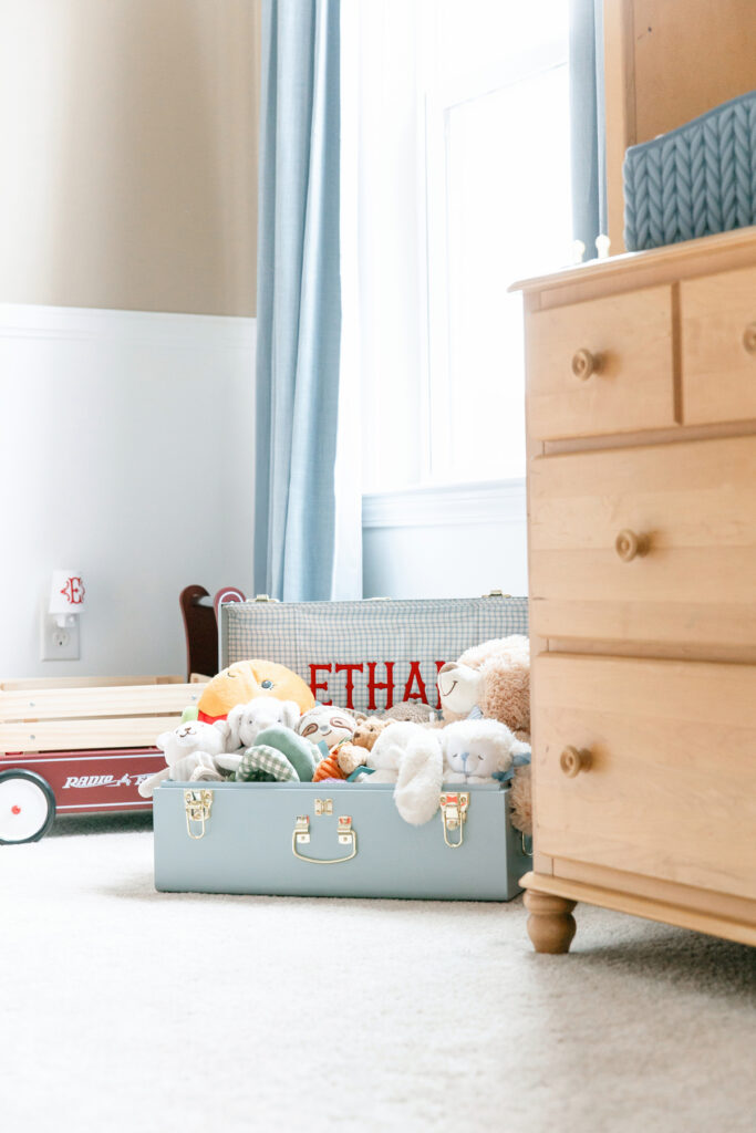 Nursery detail pictures during in home session Savannah